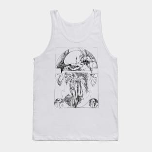 Alphonse Mucha - decorative figure - Painter Tank Top